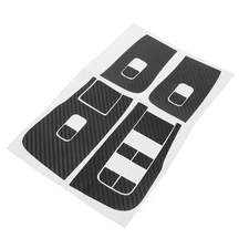 Window Lift Button Panel Car Interior Decoration Sticker Glass Decals