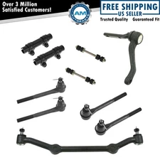 10 Piece Front Suspension Kit Idler Arm Drag Link Tie Rods & Sway Bar End Links
