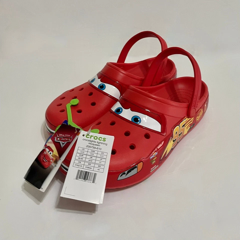 ¡¡NUEVO CON ETIQUETAS!! CROCS Lightning McQueen Disney Unisex Adultos Coches Crocs Pixar Para hombres 13 Foto 2 de 4