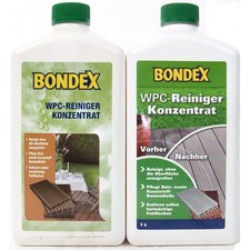 4x 1L Bondex WPC Reiniger Konzentrat Holzreiniger Holz Kunststoff