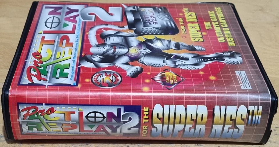 Pro Action Replay 2 for Super Nintendo SNES Datel Cheat Cart With Box & Manuals - Image 4 of 4