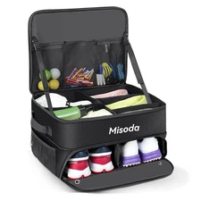 Golf Trunk Organizer with Shoe Storage, Golf Gifts for Men,2-Pair Capacity, W...