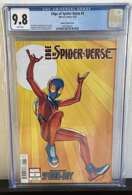 EDGE OF SPIDER-VERSE #3 CGC 9.8 (2023) Mark Bagley 1:200 Variant