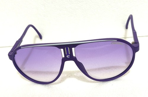 CARRERA™ Champion VINTAGE Occhiali Da Sole Aviatore Viola Sportivi Pilota - Foto 3 di 10