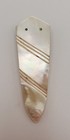 Vintage Carved Mother Of Pearl Dress Fur Clip Luminescent Art Deco — photo 4