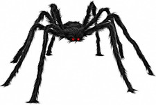 5 FT Spider Halloween Decorations,Indoor Outdoor Halloween Decor Spider
