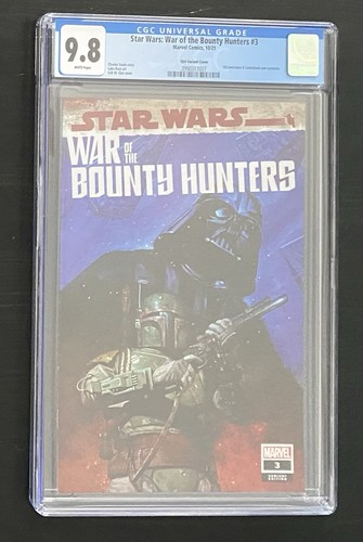 Star Wars Boba Fett Comic War of Bounty Hunters #3 CGC 9.8 Gist Variant NM+