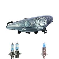 Halogen Scheinwerfer Links H7/H1/H7 FüR Peugeot 207 SW CC Inklusive Lampen