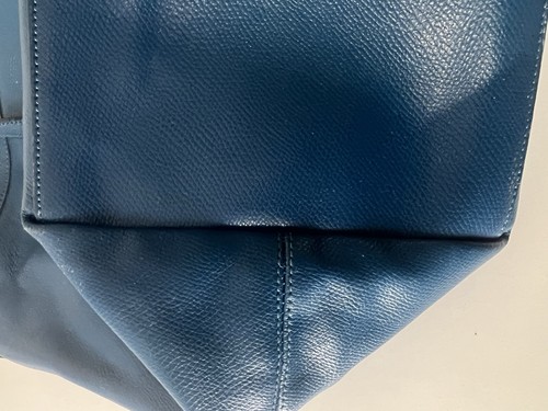 COACH Crossgrain Leather Coach Taxi Zip Tote Handbag Teal  New With Tags - Bild 10 von 15