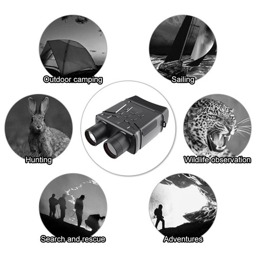 5X Digital Zoom Binoculars Day & Night Telescope Trail Camera W/2.4" LCD Screen - Picture 7 of 17
