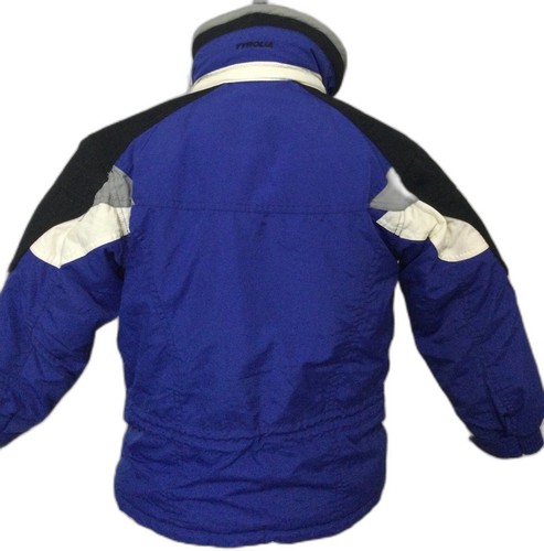 Tryolia Jackey Coat Boys Kids Size S Color Blue Black White Hooded Winter Coat - Picture 3 of 7
