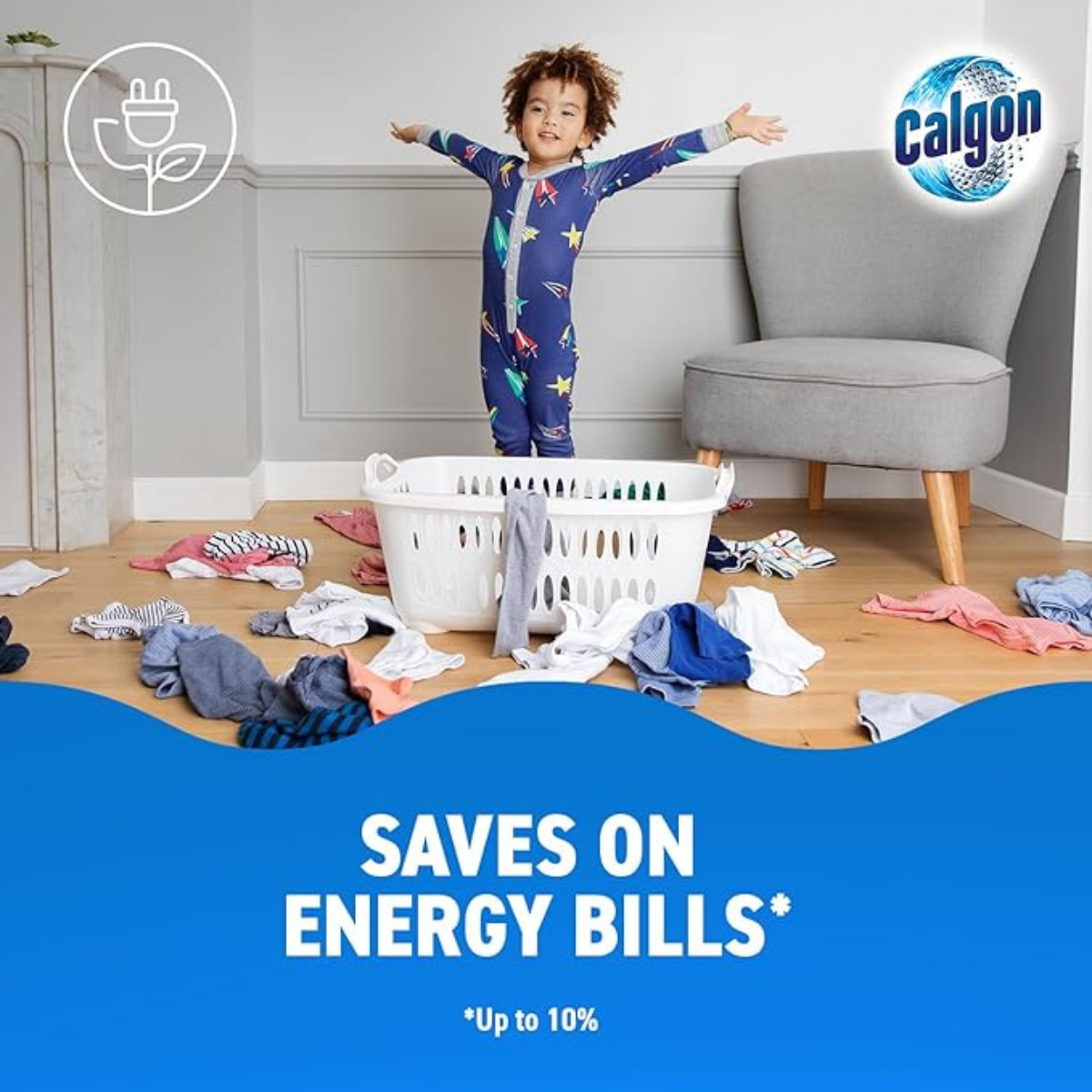 Calgon 4in1 Water Softener Tablets, Washing Machine Cleaner 75