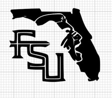 Seminoles FSU Vinyl Decal / Sticker Many Colors