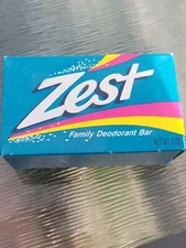 Zest Bar Soap Family Deodorant Original 5 Oz Vintage 1992 NEW in Box Sealed