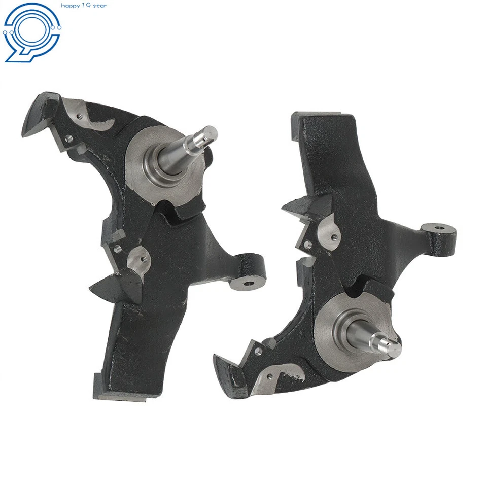 For 1988-1999 Chevrolet Tahoe GMC C1500 C2500 2wd 6lug 4" Lift Lifting Spindles - Image 3 of 4