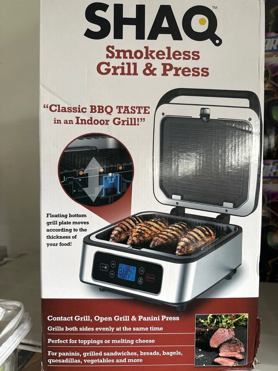 Shaq Smokeless Grill And Press, 45 OFF