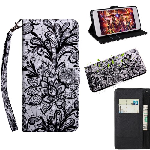 Shockproof Patterned Wallet Cover Case For Google Pixel 8A 7A Pixel 6 7 8 9 Pro - Picture 10 of 21