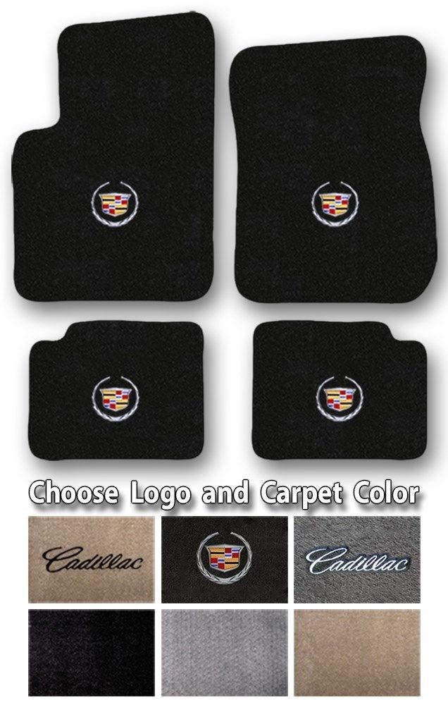 2006-2011 Cadillac DTS Custom Carpet Floor Mats | Black