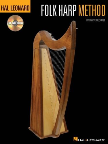 Hal Leonard Folk Harp Method - Instructional Book and CD NEW 000101791 - 第 1/1 張圖片