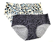 Adore Me Womens Small Panties Leto Hipster Raw Cut 2 Pack Animal Prints NWT