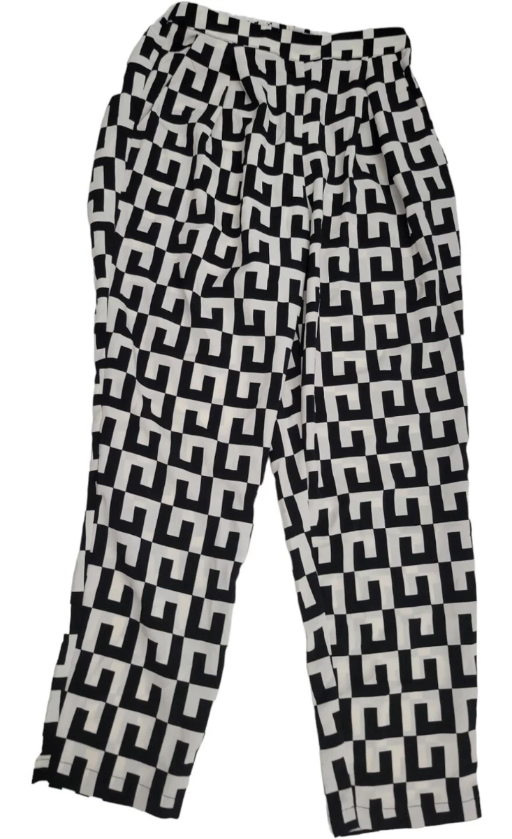 Forever 21 black and white pants 2025