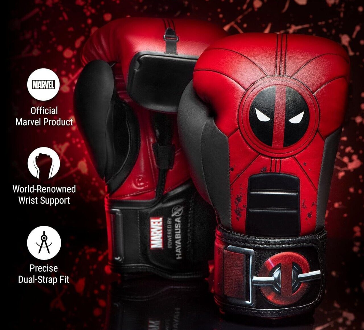 Hayabusa x Marvel Hero Elite Series Black Panther 16oz. Boxing