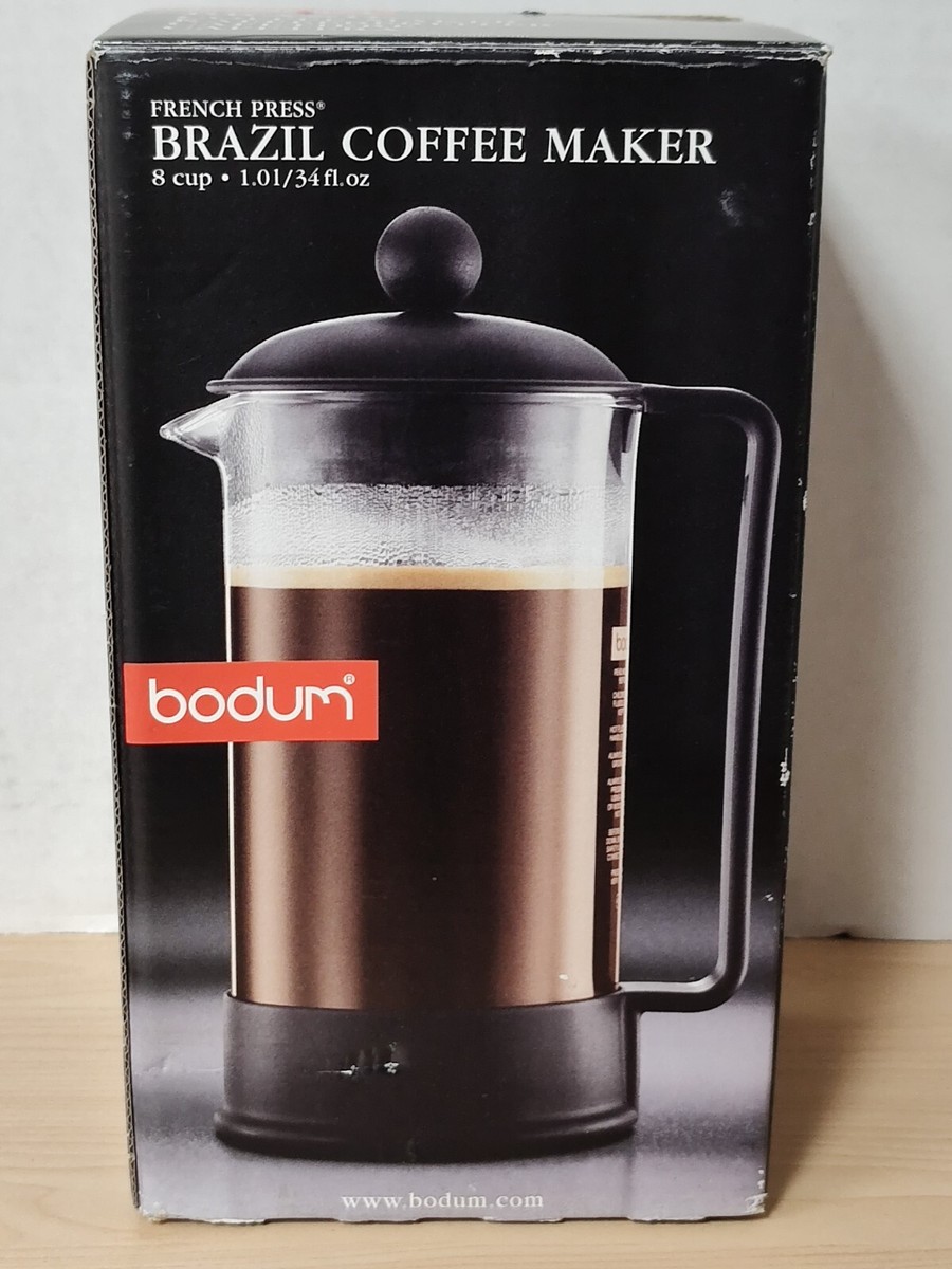 BODUM Brazil 8-Cup French Press Coffee Maker 34-oz Black