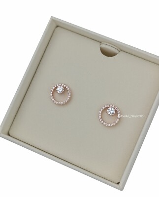 NEW 100% Authentic SWAROVSKI Rose Gold Pave Constella Stud