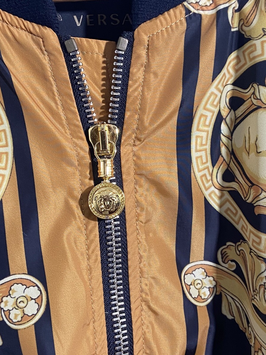 Authentic Versace Barocco Made In Italia Jacket Size 50 | eBay