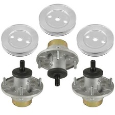 Mower Deck Spindle w/Pulley for John Deere 120 140 300 312 314 316 48" 54 60" 3x