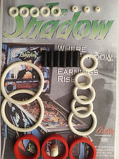 FLIPPER BALLY- THE SHADOW-KIT ELASTIQUES-PINBALL RUBBER RING