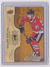 2018-19 UPPER DECK ENGRAINED ROOKIE /299 DYLAN SIKURA #61 CHICAGO BLACKHAWKS