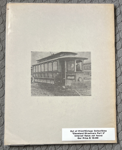 Trolley book Cleveland Streetcars by Kenneth Morse, Part 2 (1964) Y - Picture 2 of 4