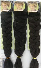 Outre Braiding Hair Extension Soft Light Kanekalon Fiber 3Pcs Colors 1,2,4