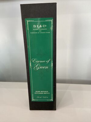 D. L. & Company Essence Of Green Rare Botanic Diffuser Refill 7.8 Oz NEW