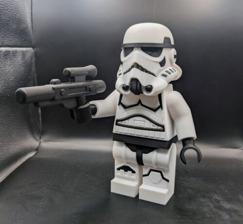 3D-gedruckte Star Wars Stormtrooper große 8,5" - 9,5" Minifigur - Bild 2 von 8