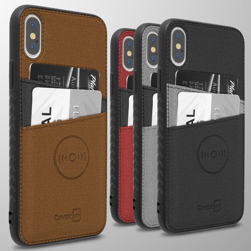 iphone 10 max case with card holder