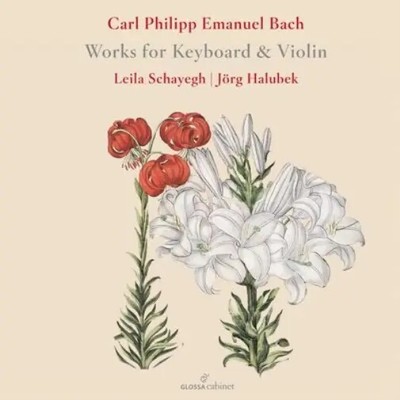 C.P.E. BACH / SCHAYEGH / HALUBEK - WORKS FOR KEYBOARD & VIOLIN NEW CD