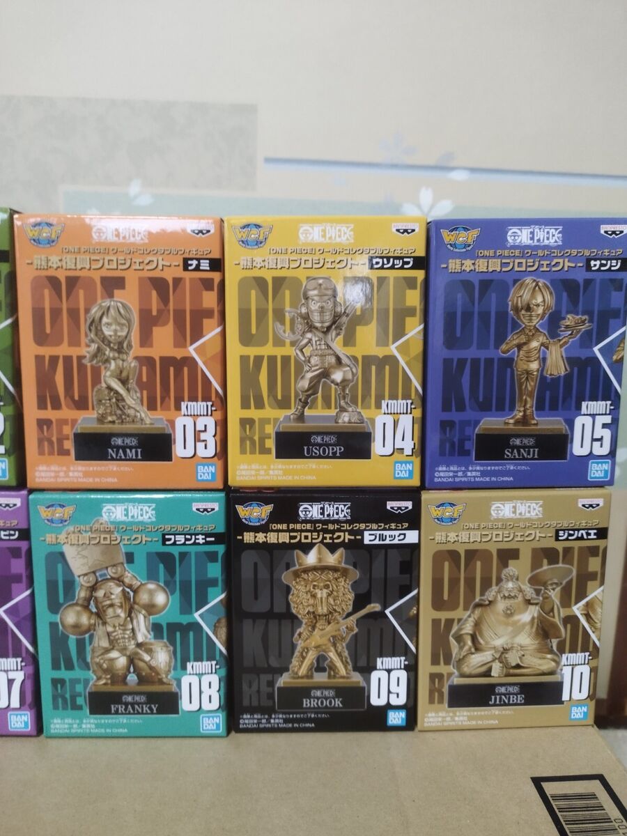 ONE PIECE Kumamoto Revival Project GOLD Statue JAPAN 10 types