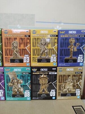 ONE PIECE Kumamoto Revival Project GOLD Statue JAPAN 10 types