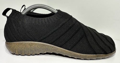Naot Okahu Sneakers Size 42 (11-11.5) Slip-On Black Knit Vegan Comfort Shoes - Picture 3 of 12