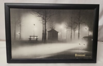 Brassai Electric Art Brouillard, Avenue de l'Observatoire, 1934 Lighted Picture