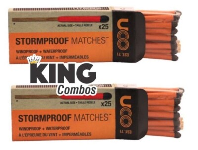 uco stormproof matches pack of 2