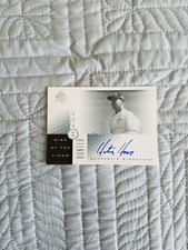 2001 SP Authentic Sign of the Times Hunter Haas Golf Autograph #HH