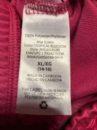 AVIA Hot Pink Track Jacket & Joggers Set Girls size XL (14-16) Polyester - Picture 15 of 15