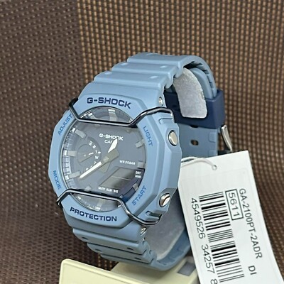 Casio G-Shock GA-2100PT-2A Tone on Tone Blue Resin Analog
