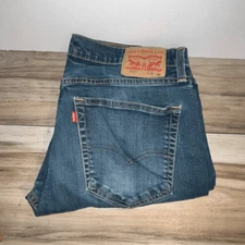 Levi's 527 Bootcut fit Denim Jeans Mens 36X30 Blue Workwear Chore Cowboy