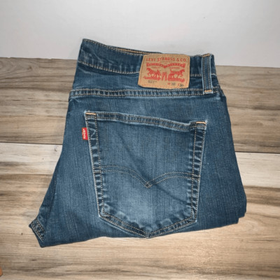 Levi's 527 Bootcut fit Denim Jeans Mens 36X30 Blue Workwear Chore Cowboy