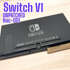 Nintendo Switch UNPATCHED Hac-001 [Console only] V1 pre-owned No joy-con Working