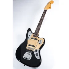 Fender FSR Made in Japan Traditional 60s Jaguar Black Guitar with Buzz Stop Bar